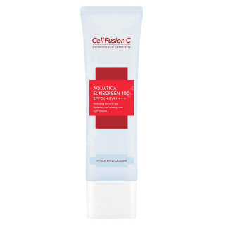 CELL FUSION C AQUATICA SUNSCREEN 100 SPF50+ / PA ++++ Wyciszający i nawilżający krem z fotoprotekcją 50ml