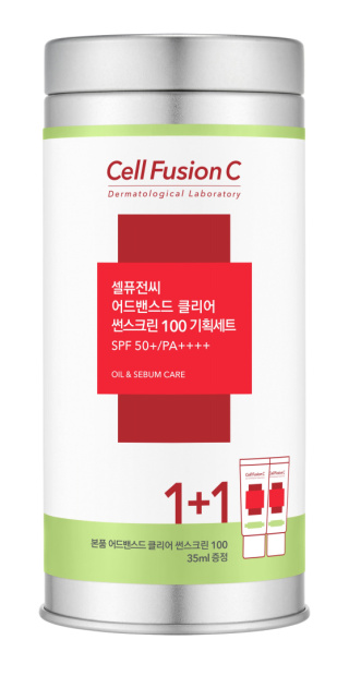 CELL FUSION C ADVANCED CLEAR SUNSCREEN 100 SPF PA ++++ Krem przeciwsłoneczny dla skóry tłustej i problematycznej 2x35 ml