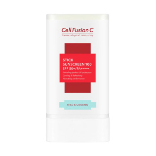 CELL FUSION C AQUATICA STICK SUNSCREEN SPF 50+ / PA++++ Sztyft przeciwsłoneczny dla skór wrażliwych, naczyniowych i suchych 19g