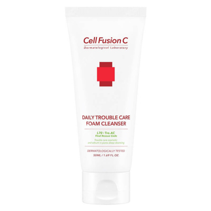 CELL FUSION C DAILY TROUBLE CARE FOAM CLEANSER Pianka oczyszczająca do skóry tłustej, problematycznej 130ml