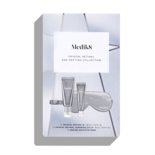 MEDIK8 CRYSTAL RETINAL AGE - DEFYING COLLECTION Intensywnie odmładzający zestaw do pielęgnacji nocnej