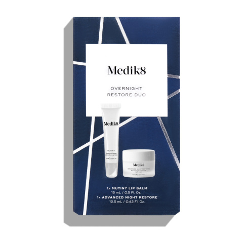 MEDIK8 OVERNIGHT RESTORE DUO Regenerująco-odżywczy zestaw świąteczny