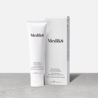 MEDIK8 PHYSICAL SUNSCREEN Filtr przeciwsłoneczny SPF 50+ o szerokim spektrum działania 60ml