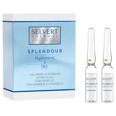 SELVERT THERMAL HYALURONIC AND VITAMIN B3 LIFTING FLASH Ampułki liftingujące 2 x 1,5ml