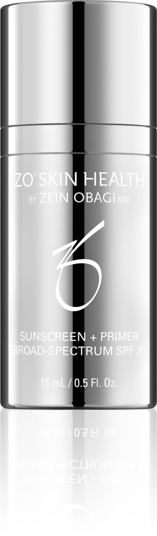 ZO SKIN HEALTH SUNSCREEN + PRIMER SPF 30 TRAVEL SIZE Krem z filtrem o szerokim spektrum ochrony SPF 30 + Baza pod podkład 15ml