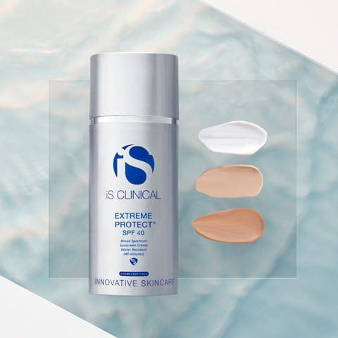 iS CLINICAL EXTREME PROTECT SPF 40 BEIGE Nawilżający krem z ochroną przeciwsłoneczną (kolor beżowy) 100g