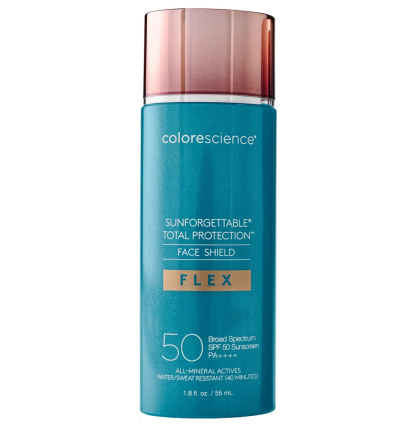 COLORESCIENCE Face Shield Flex SPF 50 Minerały w emulsji do twarzy (kolor Medium) 55ml