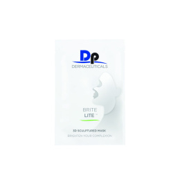DP Dermaceuticals BRITE LITE 3D SCULPTURED MASK Nawilżanie 3D i redukcja przebarwień