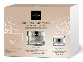 ESTHEDERM EXCELLAGE SET ZESTAW Krem do skóry dojrzałej 50ml + Odżywiający krem pod oczy 15ml