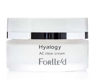 FORLLED HYALOGY AC CLEAR CREAM Delikatny krem do skóry tłustej i mieszanej ze skłonnością do wyprysków 50g