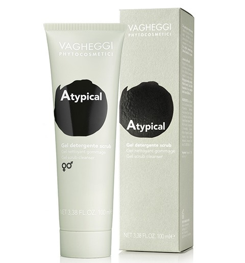 VAGHEGGI ATYPICAL GEL SCRUB CLEANSER Żel peeling do mycia twarzy 100ml