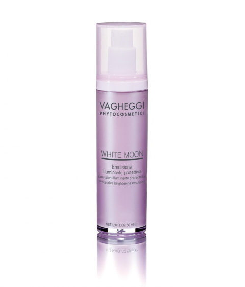 VAGHEGGI WHITE MOON PROTECTIVE BRIGHTEN EMULSION Emulsja rozświetlająco-ochronna 50g