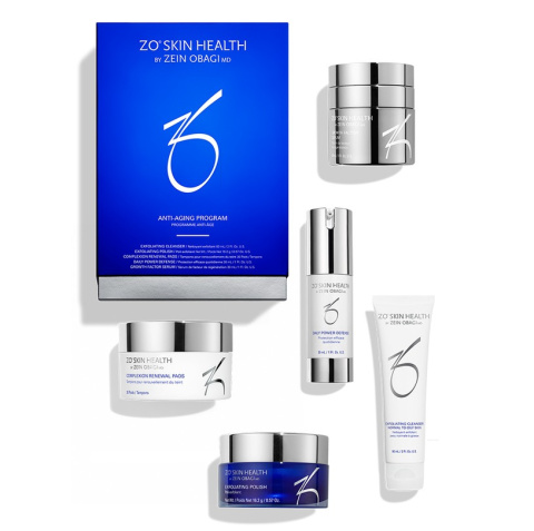 ZO SKIN HEALTH ANTI-AGING KOMPLEKSOWY PROGRAM PRZECIWZMARSZCZKOWY - ZESTAW 5 produktów