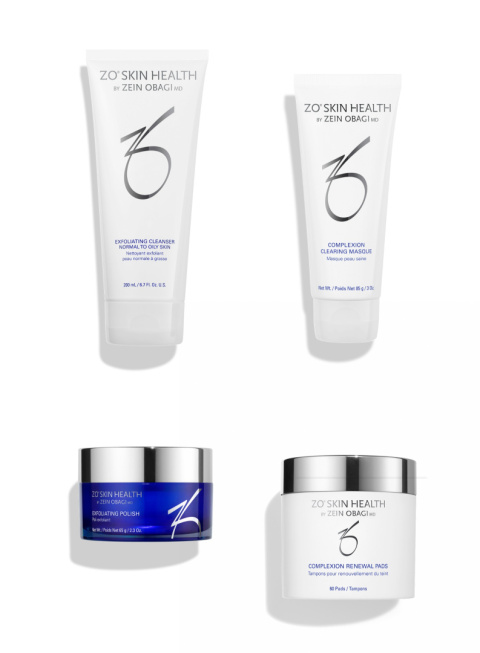 ZO SKIN HEALTH COMPLEXION CLEARING SYSTEM - ZESTAW 4 produktów