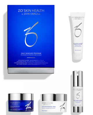 ZO SKIN HEALTH DAILY SKINCARE PROGRAM - PROGRAM CODZIENNEJ PIELĘGNACJI SKÓRY - ZESTAW 4 produktów