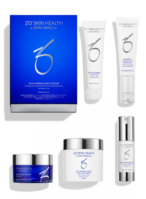 ZO SKIN HEALTH SKIN NORMALIZING SYSTEM - ZESTAW 5 produktów