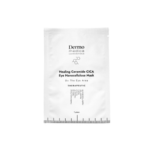 DERMOMEDICA Healing Ceramide Cica Eye Nanocellulose Mask Nanocelulozowa maska terapeutyczna na okolicę oczu 1 szt