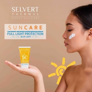 SELVERT THERMAL AGE PREVENT GEL-CREAM WITH COLOUR SPF50 Żel-krem do twarzy z kolorem i barierą ochronną 50ml