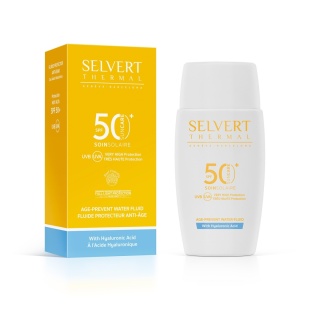 Selvert Thermal Age-Prevent Water Fluid With Hyaluronic Acid Przeciwstarzeniowy fluid z kwasem hialuronowym SPF 50+ 50 ml