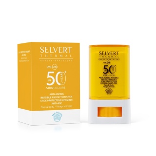 Selvert Thermal Anti - Ageing Invisible Protection Stick SPF 50 Sztyft ochronny twarz i ciało 15 ml