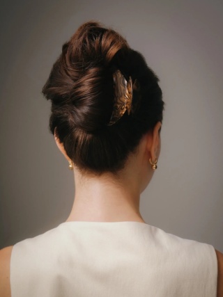 LUARE Klamra The Hair Claw nº2: Mocha Pearl