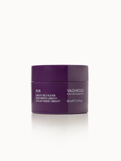 Vagheggi 75-25 Longevity Melt-in Scrub Luksusowy peeling z Lapacho i kryształkami cukru 80 ml