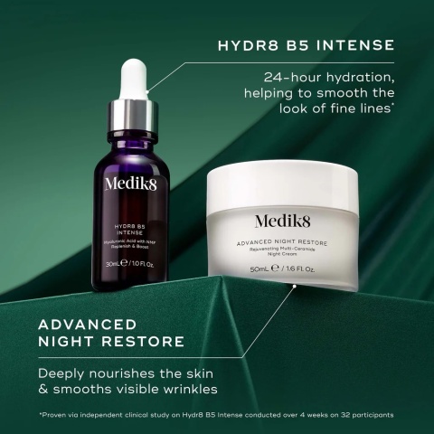 Medik8 Firm Favourites ZESTAW HYDR8 B5 Intense 30 ml + Advanced Night Restore 50 ml