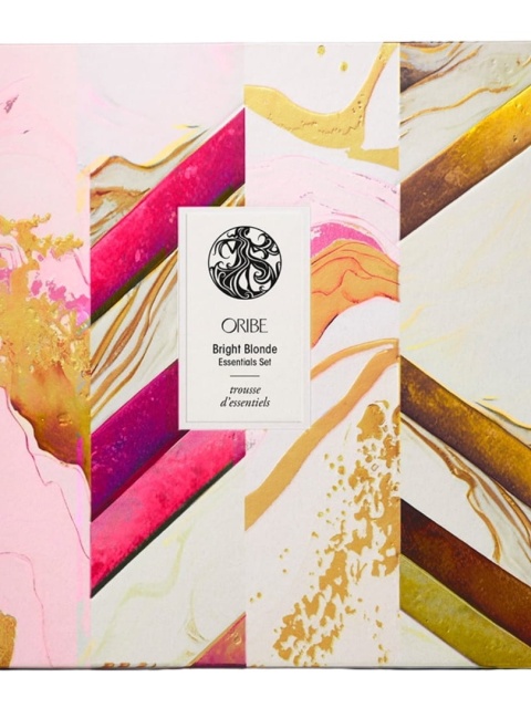 Oribe Bright Blonde Essentials Set Rozświetlający zestaw do włosów blond