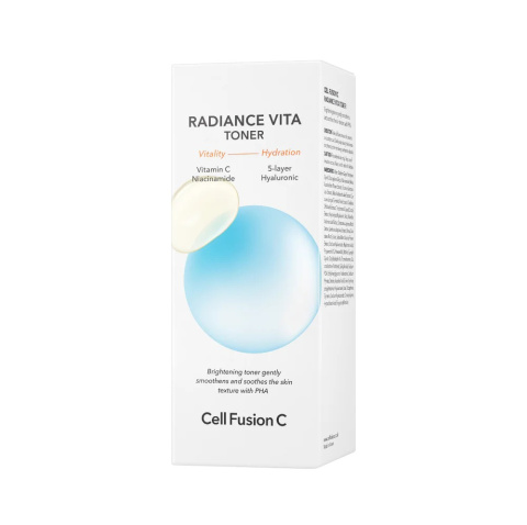 CELL FUSION C Radiance Vita Toner Rozświetlający tonik z glukonolaktonem 300ml