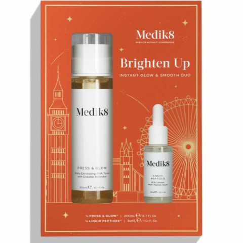 MEDIK8 Brighten Up Instant Glow & Smooth Duo - Zestaw wygładzający i rozjaśniający skórę