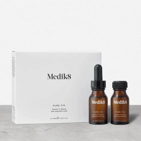 MEDIK8 PURE C15 Serum antyoksydacyjne z czystą witaminą C 2x15ml