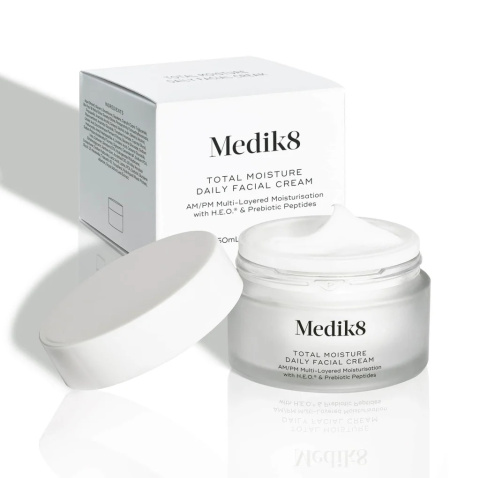 MEDIK8 TOTAL MOISTURE DAILY FACIAL CREAM Lekki krem nawilżający, wspierający mikrobiom i barierę ochronną skóry 50ml