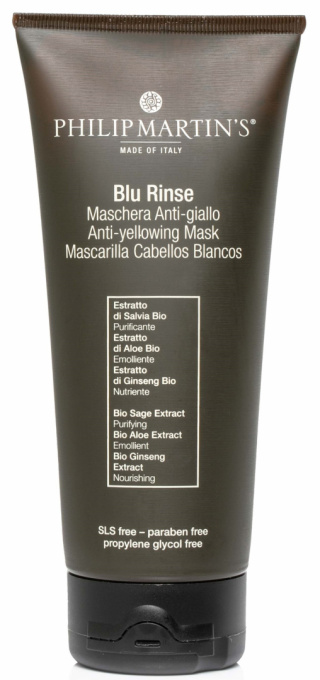 PHILIP MARTIN'S Blu Rinse Maska do włosów blond niwelująca żółte podtony 200ml