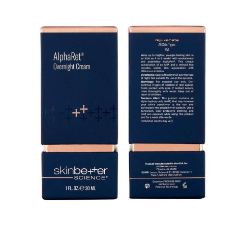 SKINBETTER SCIENCE Alpharet Overnight Cream Face Odmładzający krem z retinoidem 30ml