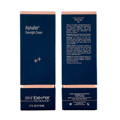 SKINBETTER SCIENCE Alpharet Overnight Cream Face Odmładzający krem z retinoidem 50ml