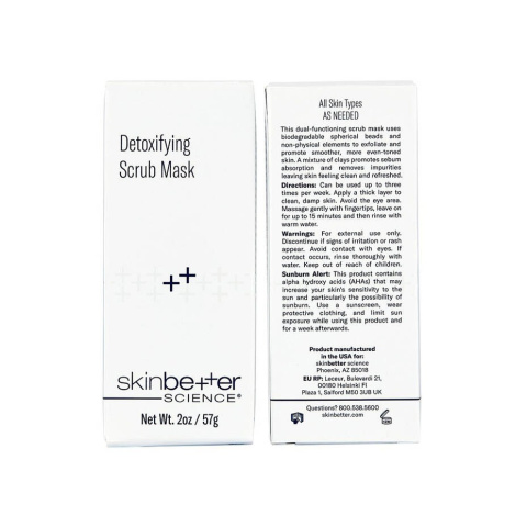 SKINBETTER SCIENCE Detoxifying Scrub Mask Maska peelingująca 60ml