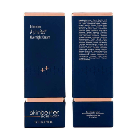 SKINBETTER SCIENCE Intensive AlphaRet Overnight Cream Face Krem na noc z retinoidem przeciwstarzeniowy wygładzający 50ml