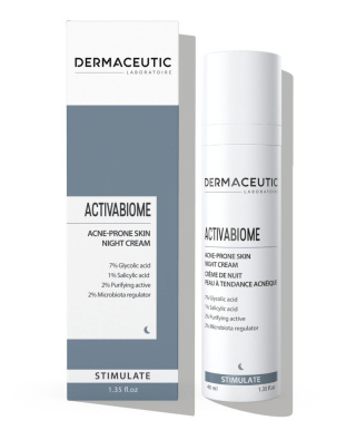 DERMACEUTIC Actibiome Krem na noc dla skóry skłonnej do trądziku 40ml