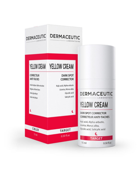 DERMACEUTIC Yellow Cream Punktowy korektor na przebarwienia 15ml