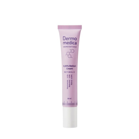 DERMOMEDICA 0,05% Retinal Cream Krem z retinalem w postaci aktywnej, bakuchiolem i niacynamidem 30ml