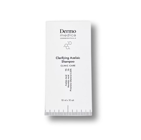 DERMOMEDICA Clarifying Azelaic Shampoo Szampon oczyszczający z kwasem azelainowym, migdałowym i piroktolaminą 10 x 10ml