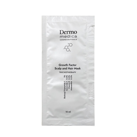 DERMOMEDICA Growth Factor Scalp and Hair Mask Maska dla skóry głowy z problemem podrażnień 10 x 10ml