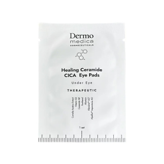 DERMOMEDICA Healing Ceramide Cica Eye Pads Nanocelulozowe płatki pod oczy o działaniu gojącym i przeciwstarzeniowym 1 x 2szt