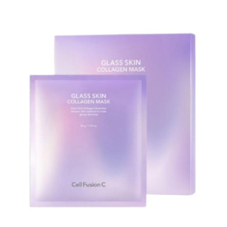 Cell Fusion C Glass Skin Collagen Mask Wygładzająca maska hydrożelowa z efektem Glass Skin 5x 35 g