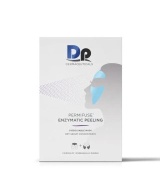 DP Dermaceuticals PERMIFUSE Enzymatic Peeling Mask Innowacyjna, rozpuszczalna maska złuszczająca 3 szt.