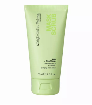 Diego dalla Palma Super Scrubs Scrub Maska oczyszczająca dla skóry mieszanej - kwas salicylowy + węgiel 75 ml