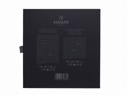 HADAT Intensive Repair Shampoo + Nutrient Nourishing conditioner Szampon regenerujący + Odżywka 2 x 70 ml