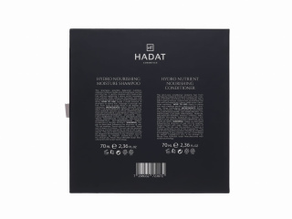 HADAT Nourishing Moisture Shampoo + Nutrient Nourishing Conditioner Nawilżający Szampon + Odżywka 2 x 70 ml