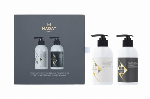 HADAT Nutrient Nourishing Conditioner + Root Strengthening Shampoo Odżywka + Szampon wzmacniający 2 x 250 ml