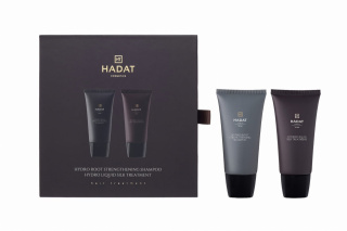 HADAT Root Strengthening Shampoo +Liquid Silk Szampon wzmacniający + Jedwab w płynie 2 x 70 ml